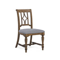 Chaise de salle à manger capitonnée grise, unité
