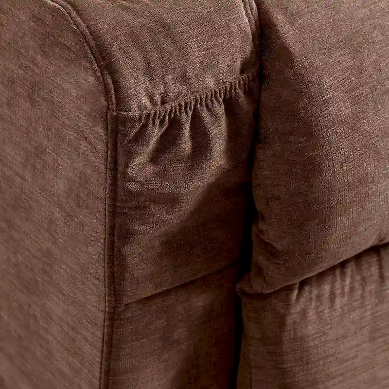 Fauteuil relaxant électrique bleu avec fonctions de chauffage, de massage, de chargement USB, de rangement latéral et de télécommande