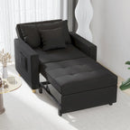 Fauteuil convertible 3-en-1, plusieurs coloris, une place