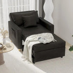 Fauteuil convertible 3-en-1, plusieurs coloris, une place