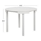 Ensemble de salle à manger rond compact 5 pièces Harrisburg Tobey