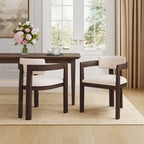 Chaise de salle à manger moderne sophistiquée Conrad avec accoudoirs par Christopher Knight Home