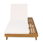 Christopher Knight Home - Ensemble de 2 chaises longues d'extérieur en bois d'acacia Michael