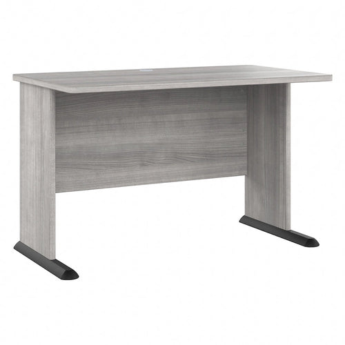 Bureau informatique 48W, Gris tempête / Blanc / Gris platine, Pour une personne