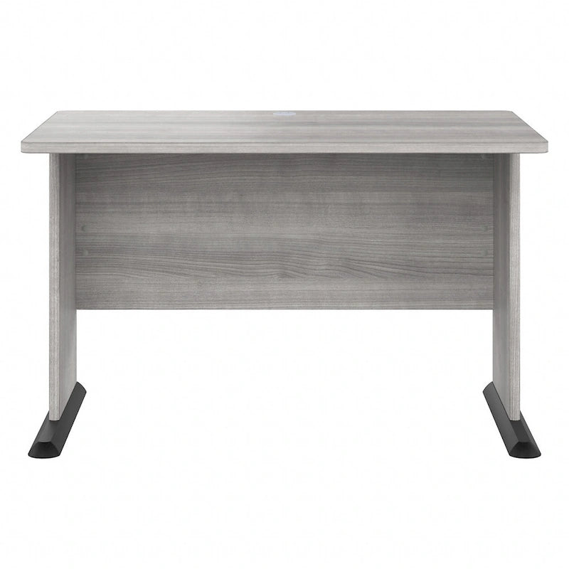 Bureau informatique 48W, Gris tempête / Blanc / Gris platine, Pour une personne