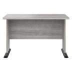 Bureau informatique 48W, Gris tempête / Blanc / Gris platine, Pour une personne