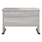 Bureau informatique 48W, Gris tempête / Blanc / Gris platine, Pour une personne