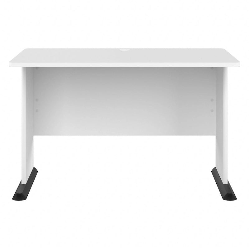 Bureau informatique 48W, Gris tempête / Blanc / Gris platine, Pour une personne