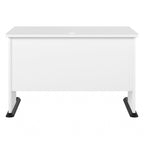 Bureau informatique 48W, Gris tempête / Blanc / Gris platine, Pour une personne