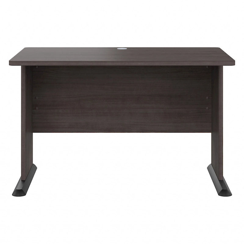 Bureau informatique 48W, Gris tempête / Blanc / Gris platine, Pour une personne