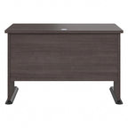 Bureau informatique 48W, Gris tempête / Blanc / Gris platine, Pour une personne