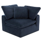 Fauteuil d'angle modulaire – Perle / Ardoise / Sable / Bleu / Sauge, 1 place