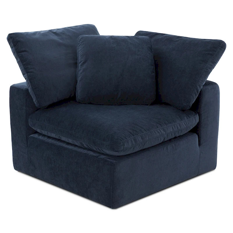 Fauteuil d'angle modulaire – Perle / Ardoise / Sable / Bleu / Sauge, 1 place