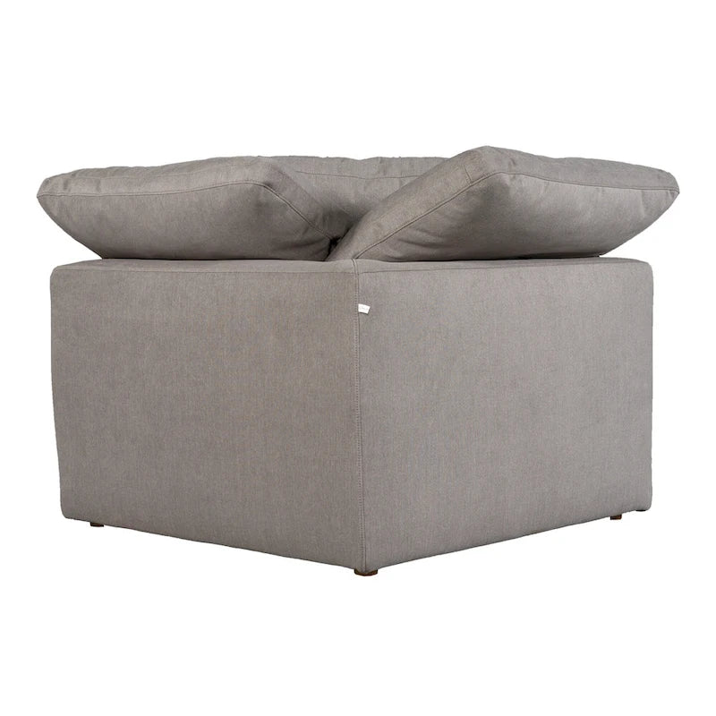 Fauteuil d'angle modulaire – Perle / Ardoise / Sable / Bleu / Sauge, 1 place