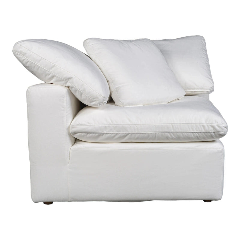 Fauteuil d'angle modulaire – Perle / Ardoise / Sable / Bleu / Sauge, 1 place