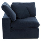Fauteuil d'angle modulaire – Perle / Ardoise / Sable / Bleu / Sauge, 1 place
