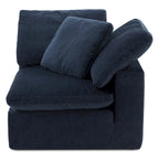 Fauteuil d'angle modulaire – Perle / Ardoise / Sable / Bleu / Sauge, 1 place