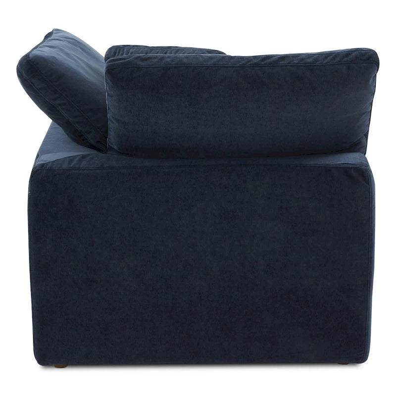 Fauteuil d'angle modulaire – Perle / Ardoise / Sable / Bleu / Sauge, 1 place