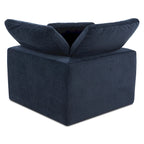 Fauteuil d'angle modulaire – Perle / Ardoise / Sable / Bleu / Sauge, 1 place