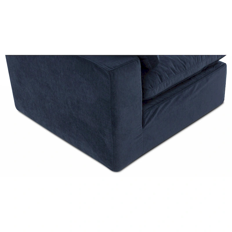 Fauteuil d'angle modulaire – Perle / Ardoise / Sable / Bleu / Sauge, 1 place