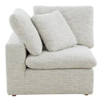 Fauteuil d'angle modulaire – Perle / Ardoise / Sable / Bleu / Sauge, 1 place