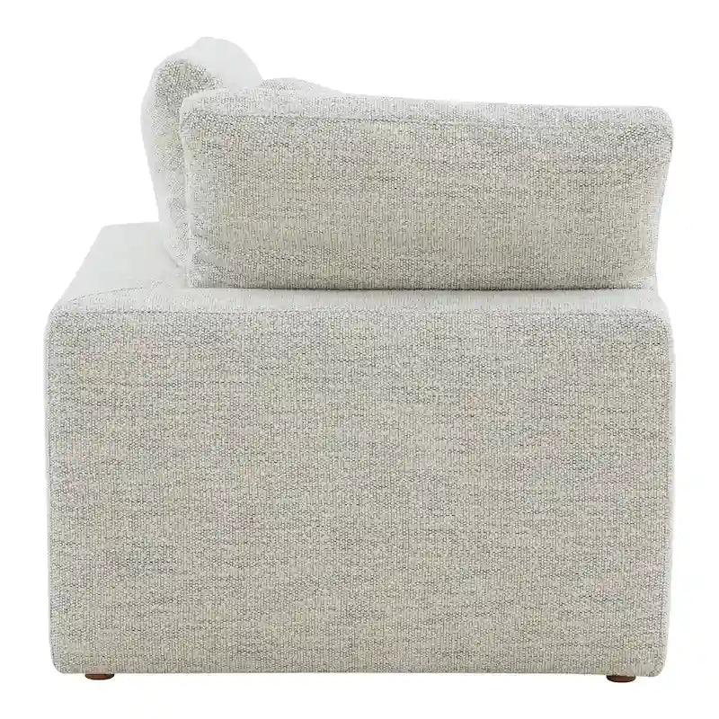 Fauteuil d'angle modulaire – Perle / Ardoise / Sable / Bleu / Sauge, 1 place