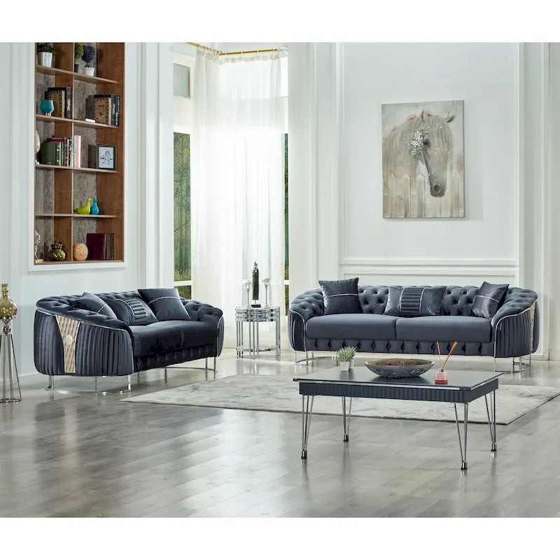 Causeuse moderne et confortable 2 places Lucca
