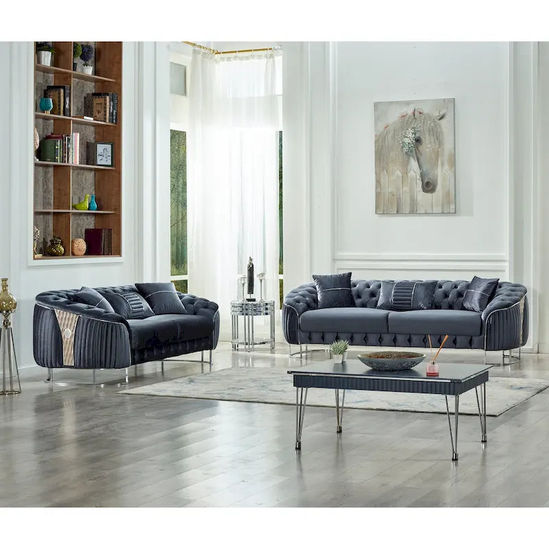 Causeuse moderne et confortable 2 places Lucca