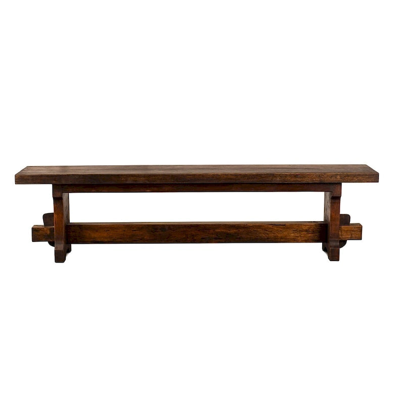Banc Rustique en Bois Naturel et Recyclé – 54" (2 Personnes) ou 72" (3 Personnes)