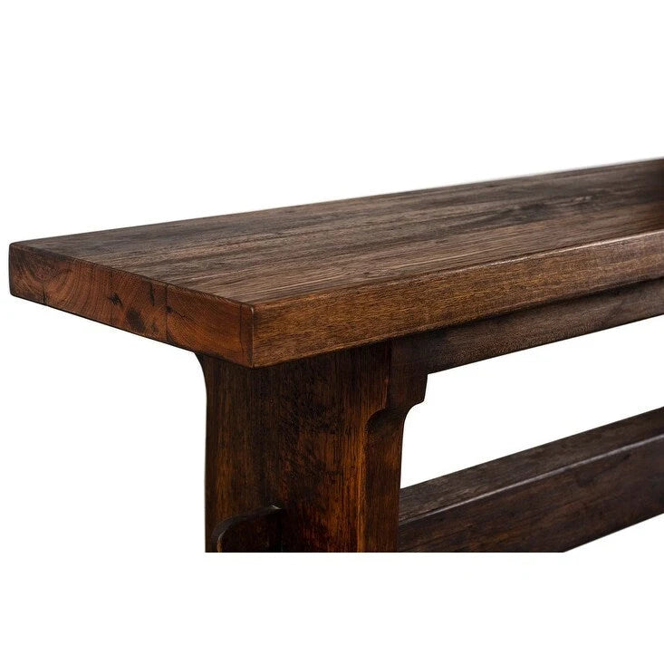 Banc Rustique en Bois Naturel et Recyclé – 54" (2 Personnes) ou 72" (3 Personnes)