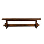Banc Rustique en Bois Naturel et Recyclé – 54" (2 Personnes) ou 72" (3 Personnes)