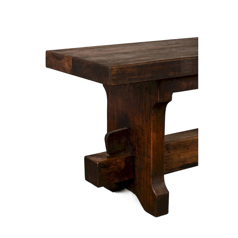 Banc Rustique en Bois Naturel et Recyclé – 54" (2 Personnes) ou 72" (3 Personnes)