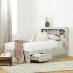 South Shore Aviron Bed and Headboard Set