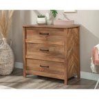 Commode 3 tiroirs Mystic Oak – Panneaux latéraux à chevrons