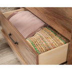 Commode 3 tiroirs Mystic Oak – Panneaux latéraux à chevrons
