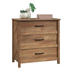 Commode 3 tiroirs Mystic Oak – Panneaux latéraux à chevrons