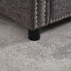 Causeuse moderne en tissu chenille, Canapé 2 places capitonné pour Salon Chambre Appartement