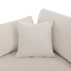 Grand canapé d'angle moderne en U, avec poufs amovibles pour salon