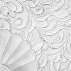 Armoire de rangement à 2 portes, sculptée noire/blanche