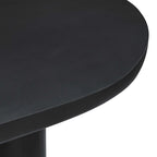 Table à manger ovale en béton Caspian 72