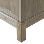 Armoire miroir 4 portes marron/gris – Foyer de 2 personnes