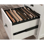 Bureau d'angle Jamocha Wood, 1 personne, 4 tiroirs