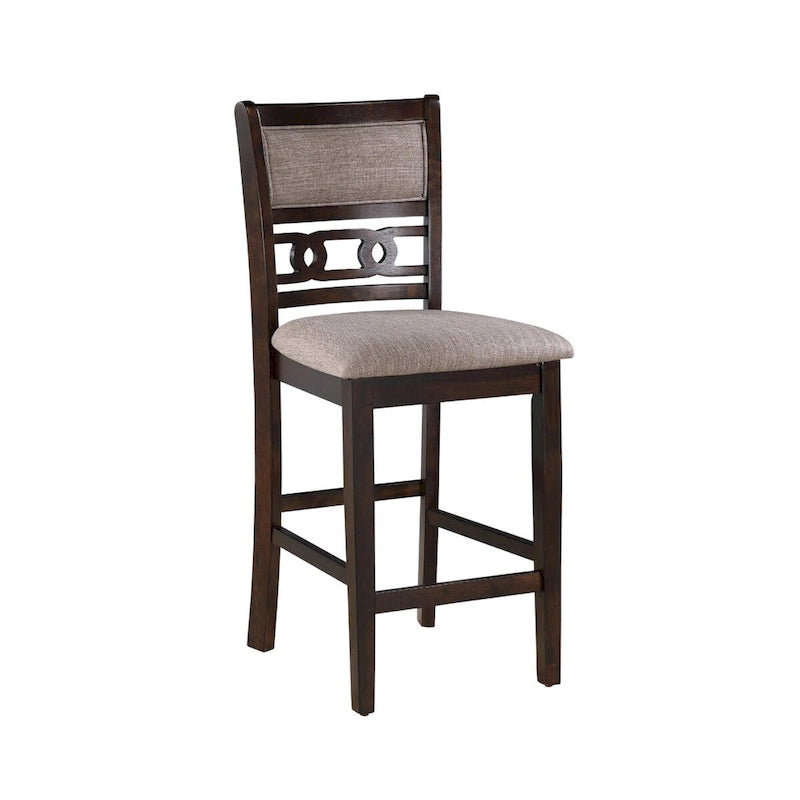Ensemble de salle à manger 5 pièces en bois marron pour 4 personnes