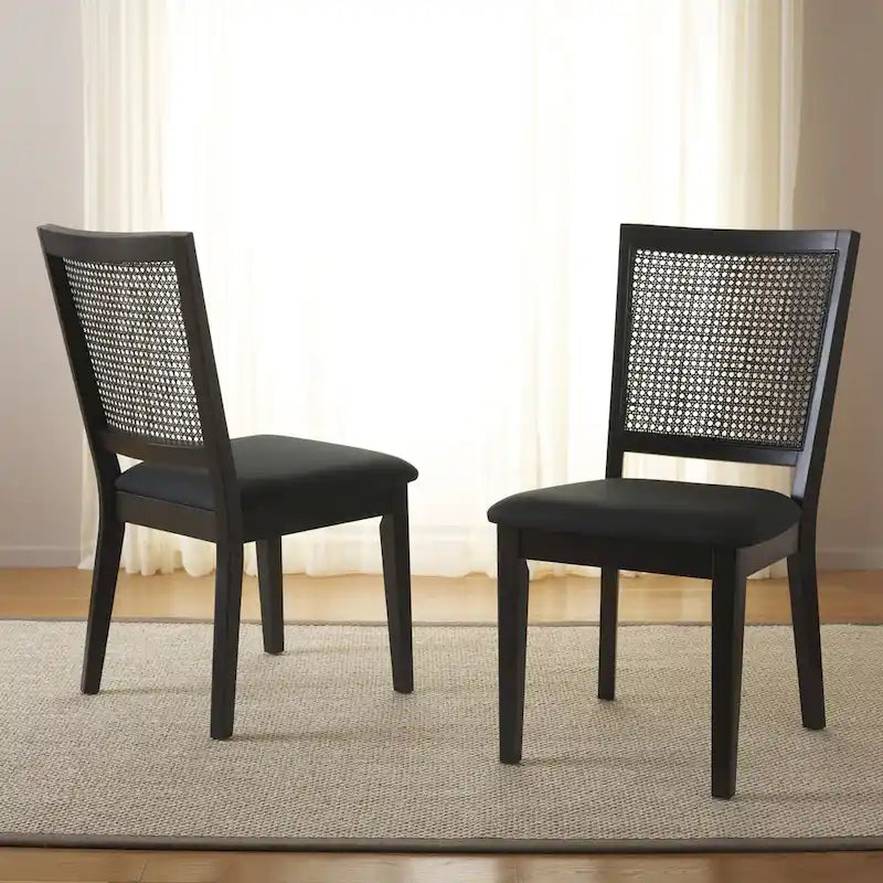 SAFAVIEH Home Margo Chaise de salle à manger 19 pouces [ENSEMBLE de 2]. - 20Lx23Px37H