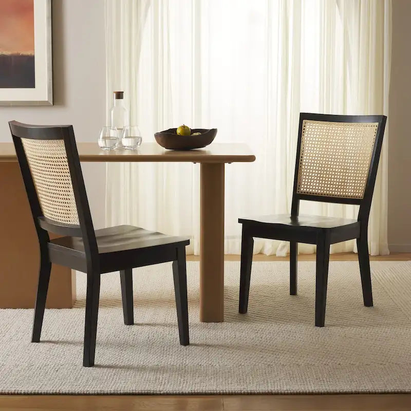 SAFAVIEH Home Margo Chaise de salle à manger 19 pouces [ENSEMBLE de 2]. - 20Lx23Px37H