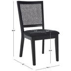 SAFAVIEH Home Margo Chaise de salle à manger 19 pouces [ENSEMBLE de 2]. - 20Lx23Px37H