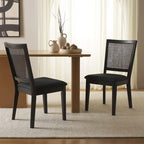SAFAVIEH Home Margo Chaise de salle à manger 19 pouces [ENSEMBLE de 2]. - 20Lx23Px37H