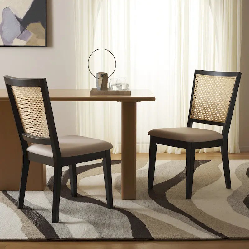SAFAVIEH Home Margo Chaise de salle à manger 19 pouces [ENSEMBLE de 2]. - 20Lx23Px37H