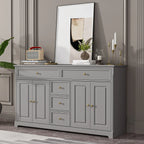 Buffet bahut 150 cm blanc laqué moderne contemporain du milieu du siècle